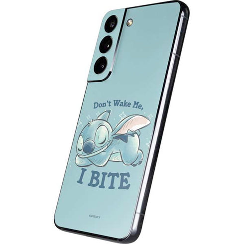 Disney Lilo and Stitch Dont Wake Me I Bite Galaxy S22 Plus Skin